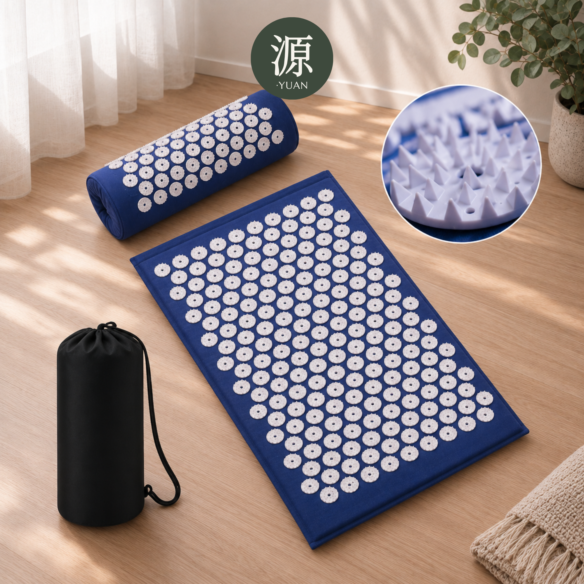 源 · YUAN Acupressure Mat — Calm & Tension Relief