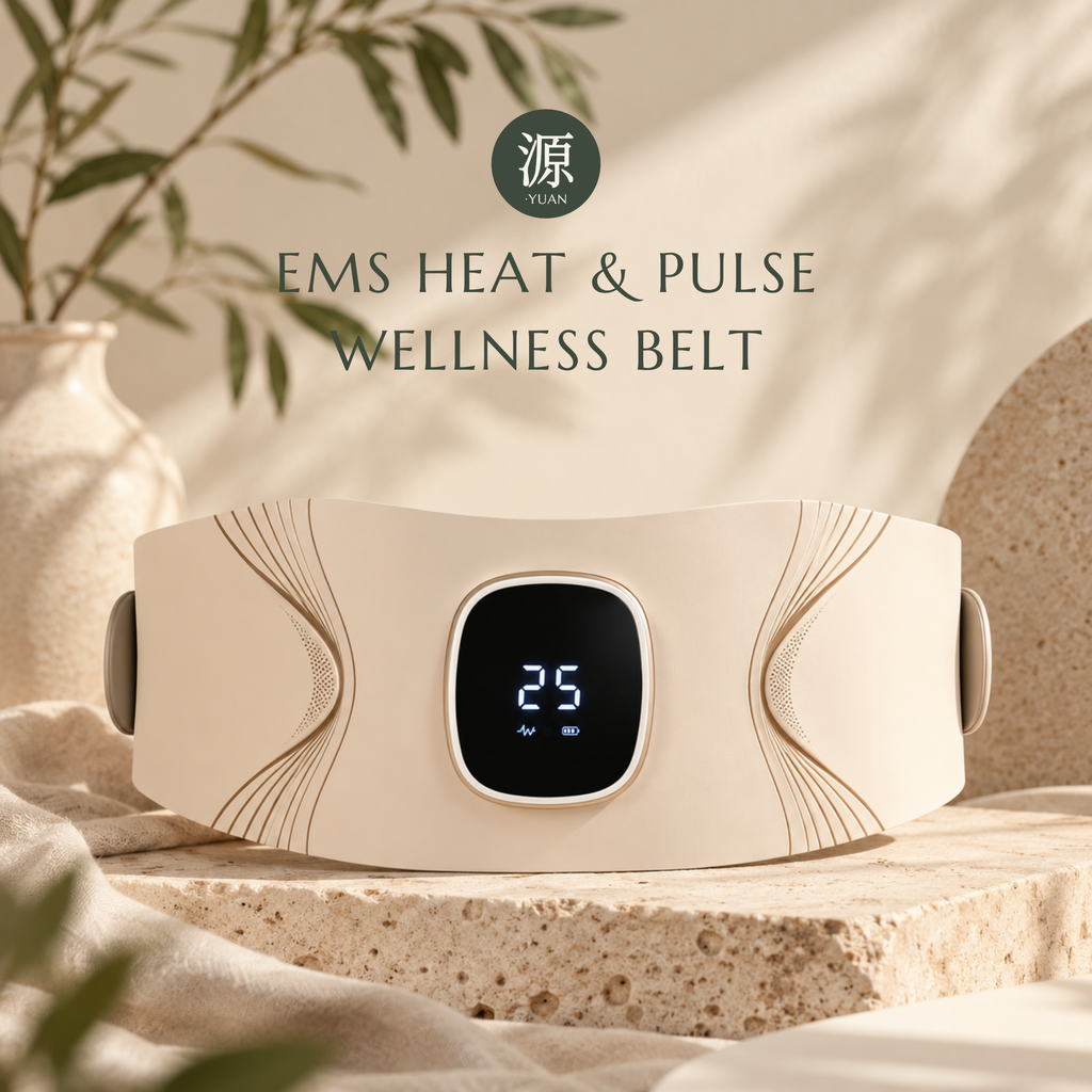 YUAN EMS Heat & Pulse Wellness Belt | Abdominal Massage & Warmth