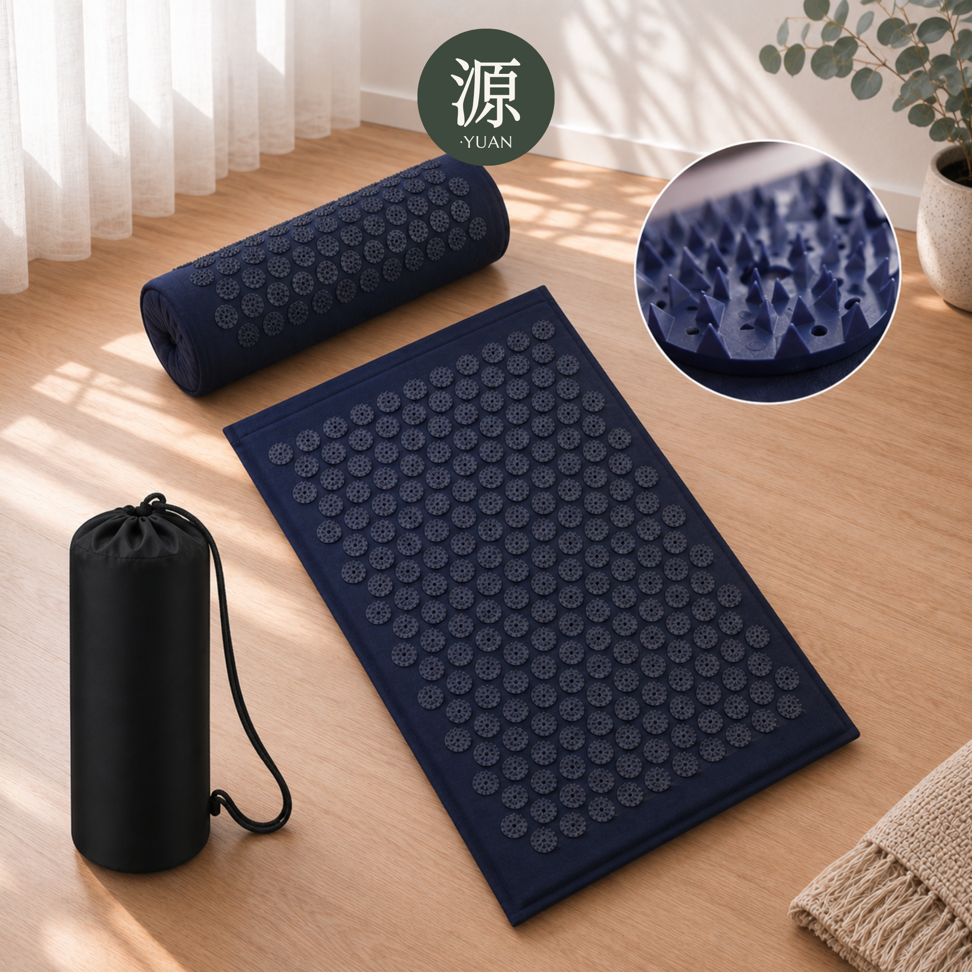 源 · YUAN Acupressure Mat — Calm & Tension Relief