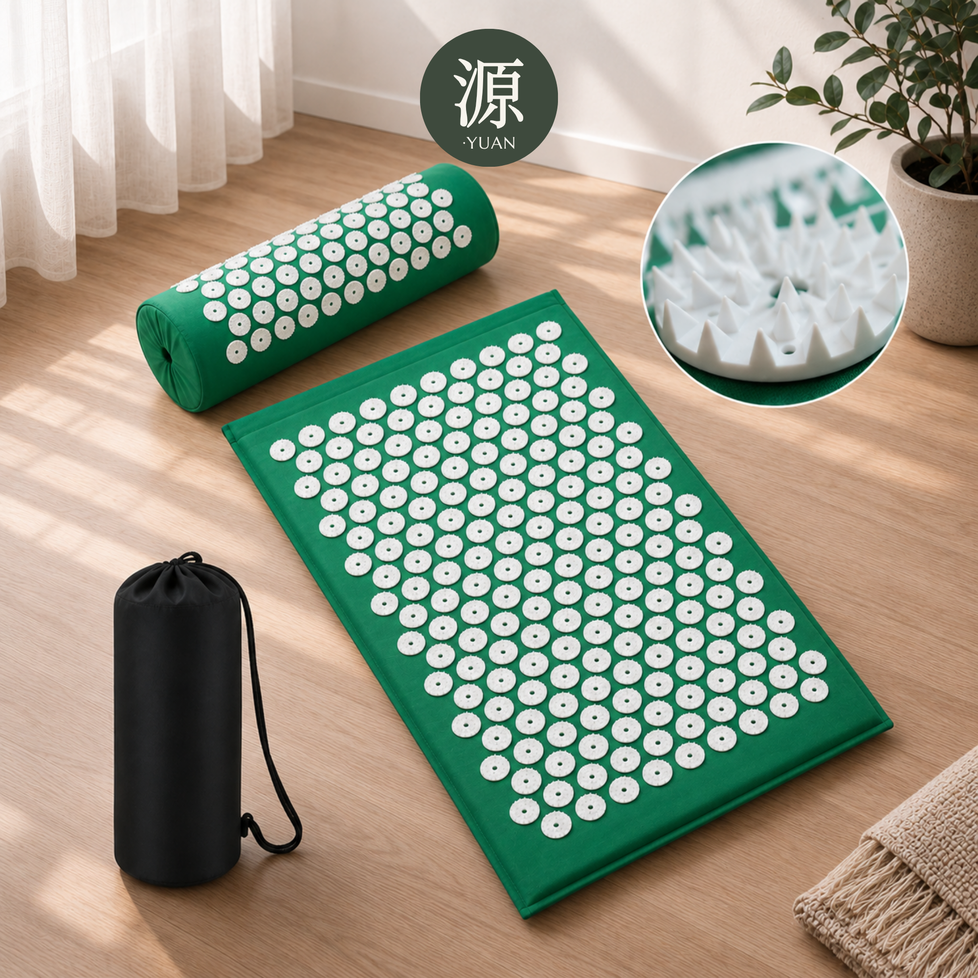 源 · YUAN Acupressure Mat — Calm & Tension Relief
