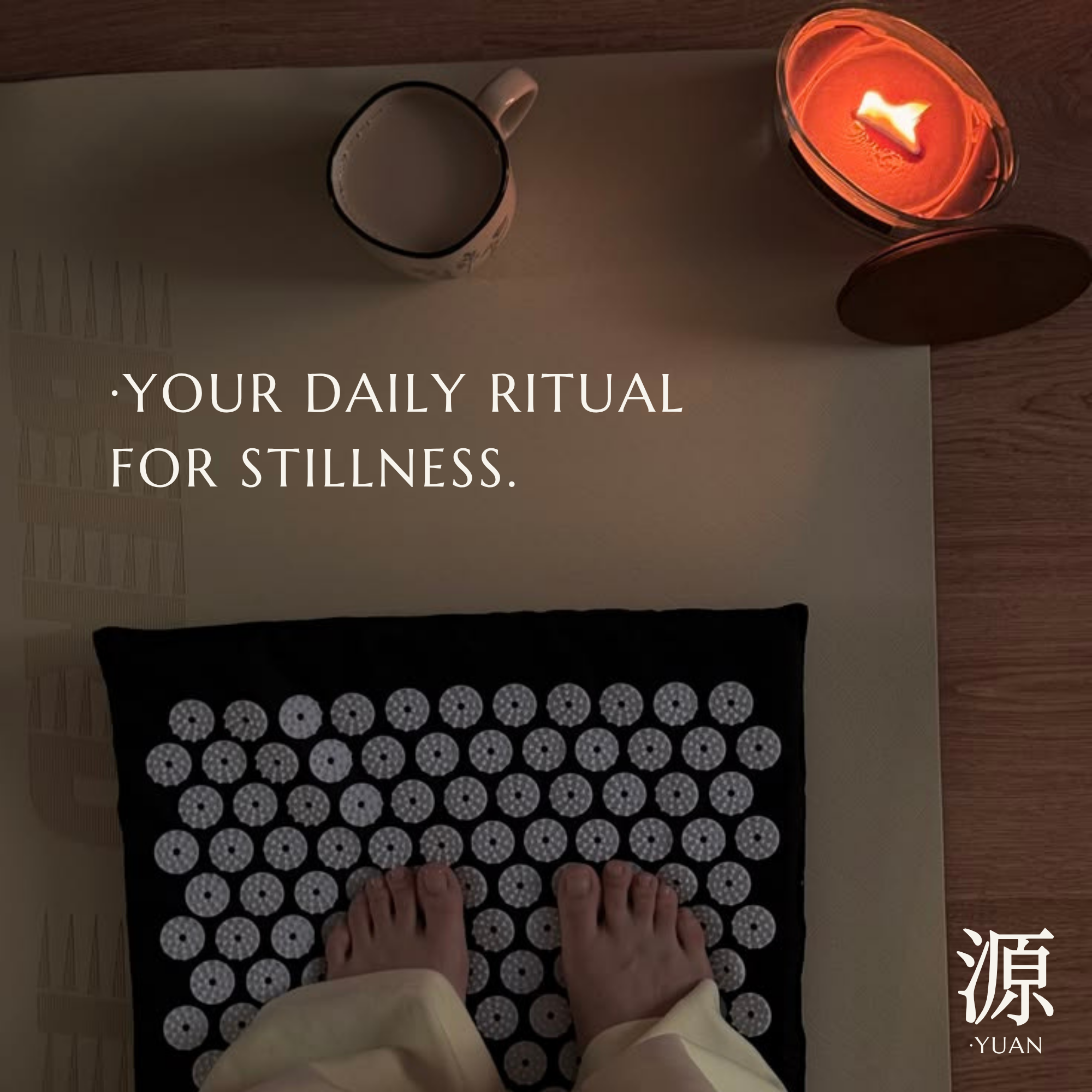 源 · YUAN Acupressure Mat — Calm & Tension Relief