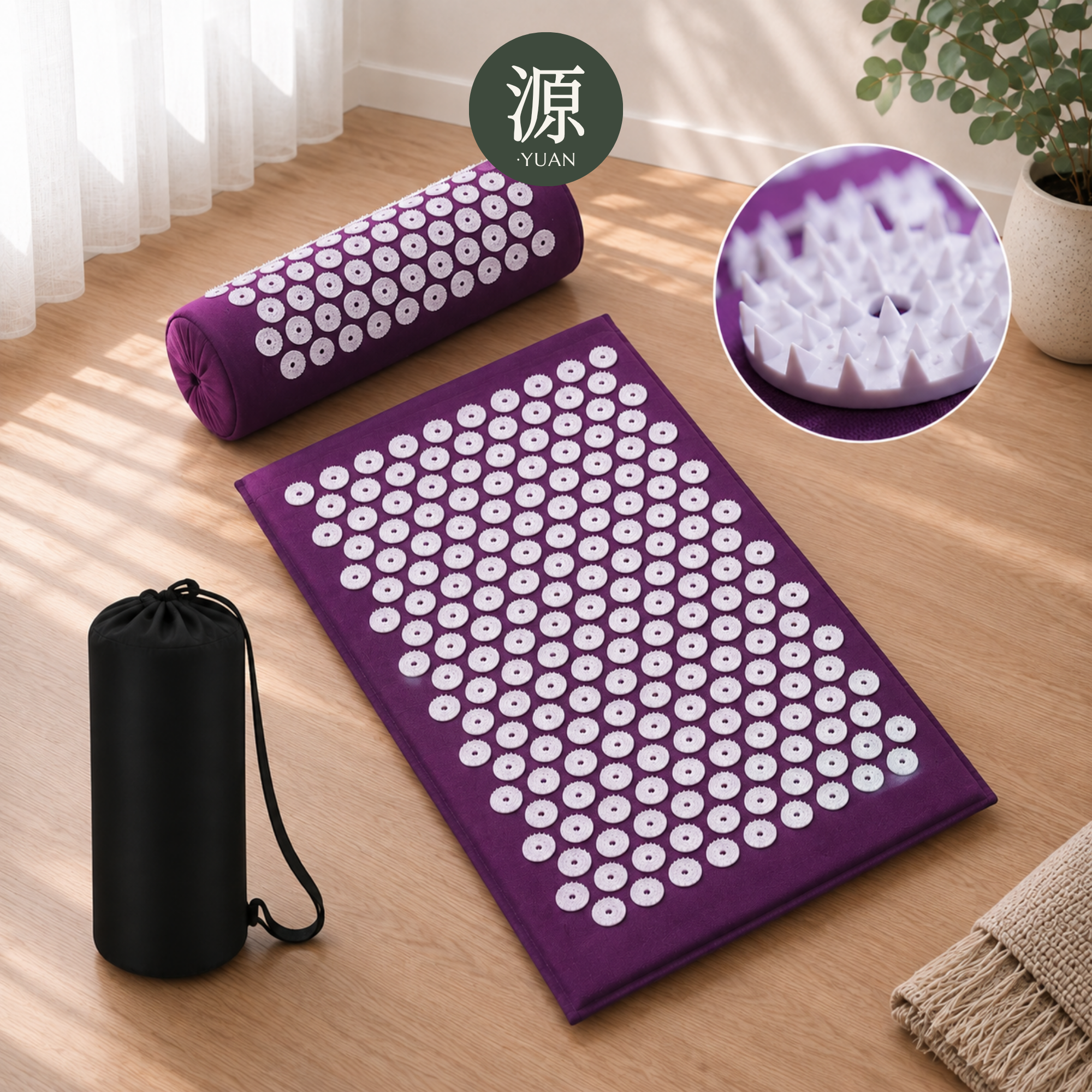 源 · YUAN Acupressure Mat — Calm & Tension Relief